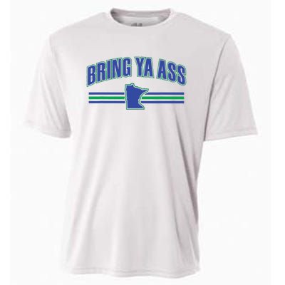 Bring Ya Ass To Minnesota Cooling Performance Crew T-Shirt