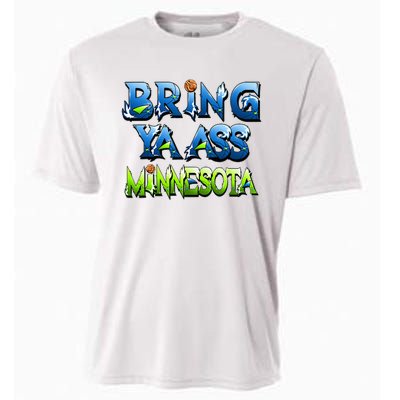 Bring Ya Ass To Minnesota Cooling Performance Crew T-Shirt