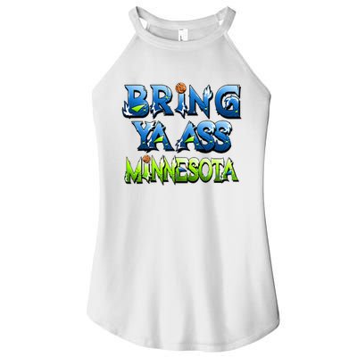 Bring Ya Ass To Minnesota Women’s Perfect Tri Rocker Tank