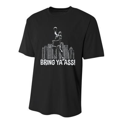 Bring Ya Ass  Youth Performance Sprint T-Shirt