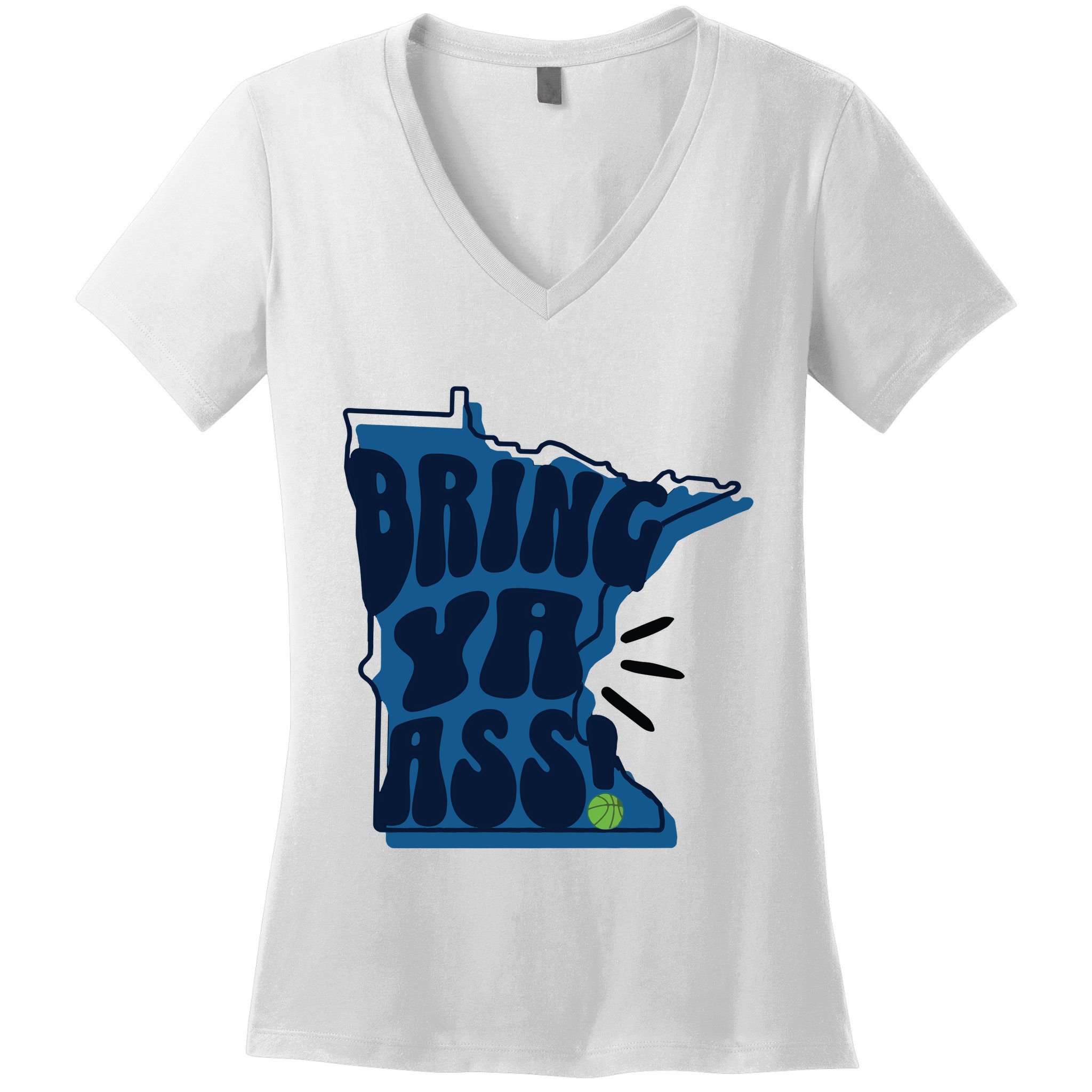 Bring Ya Ass Women's V-Neck T-Shirt