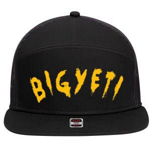 Big Yeti 7 Panel Mesh Trucker Snapback Hat