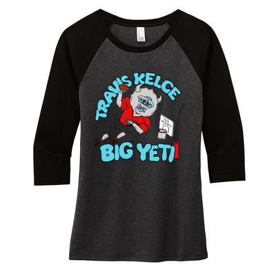 Big Yeti Women's Tri-Blend 3/4-Sleeve Raglan Shirt