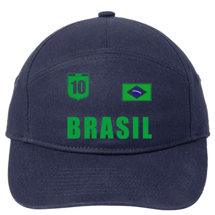 Brasil Yellow Brazil 7-Panel Snapback Hat