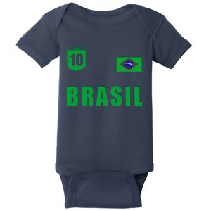 Brasil Yellow Brazil Baby Bodysuit