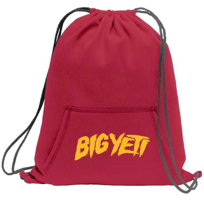 Big Yeti Sweatshirt Cinch Pack Bag