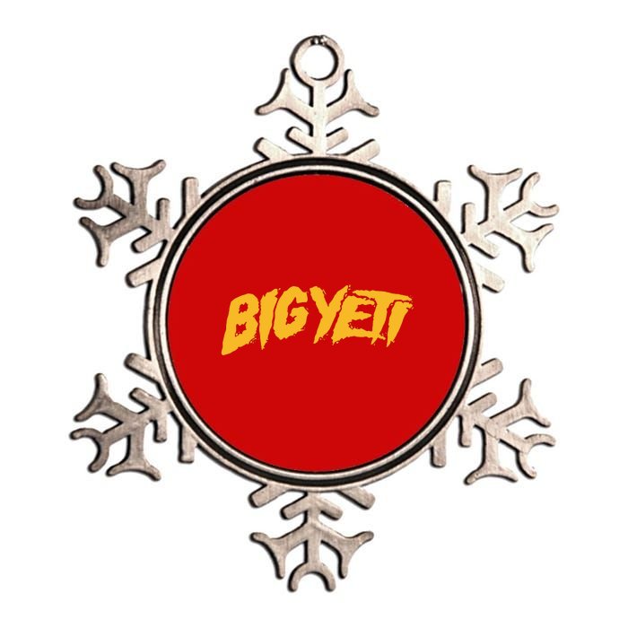 Big Yeti Metallic Star Ornament