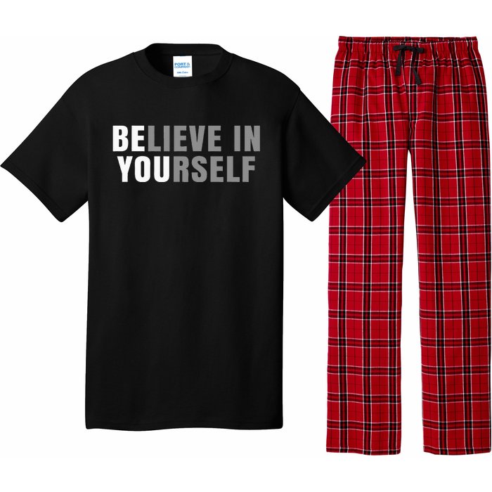 Be You Believe In Yourself Positive Message Quotes Sayings Pajama Set