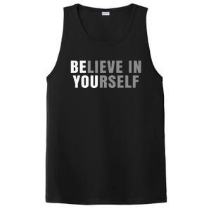 Be You Believe In Yourself Positive Message Quotes Sayings PosiCharge Competitor Tank