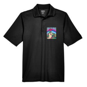 Be You Be Free Bisexual Pride Men's Origin Performance Pique Polo