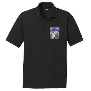 Be You Be Free Bisexual Pride PosiCharge RacerMesh Polo