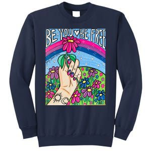 Be You Be Free Bisexual Pride Sweatshirt