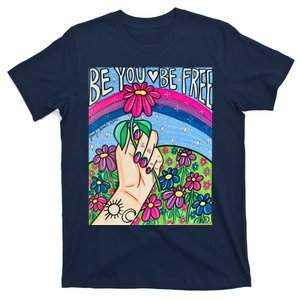 Be You Be Free Bisexual Pride T-Shirt