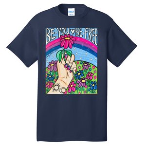 Be You Be Free Bisexual Pride Tall T-Shirt