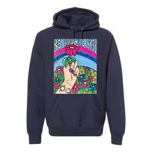 Be You Be Free Bisexual Pride Premium Hoodie