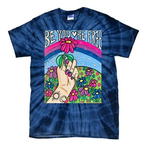 Be You Be Free Bisexual Pride Tie-Dye T-Shirt