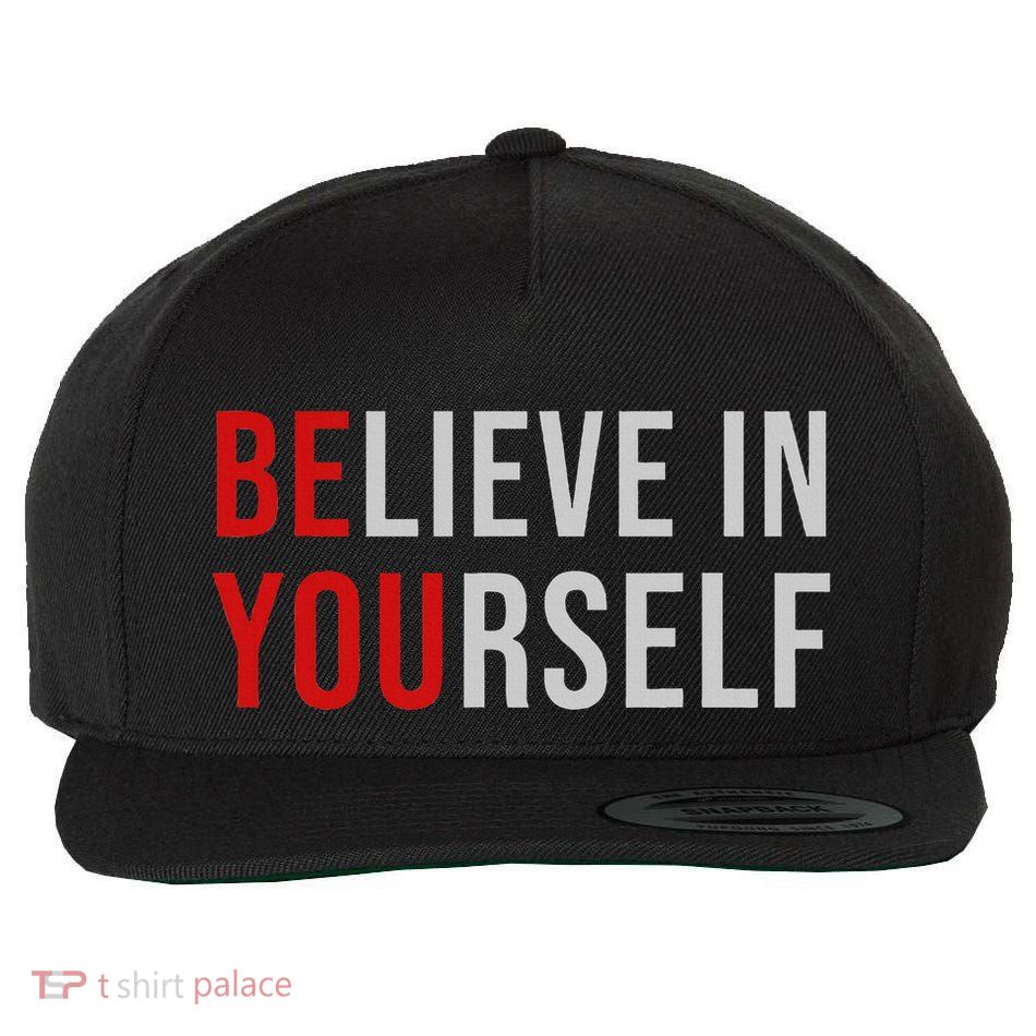 Be You Believe In Yourself Positive Quote Affirmation Wool Snapback Cap