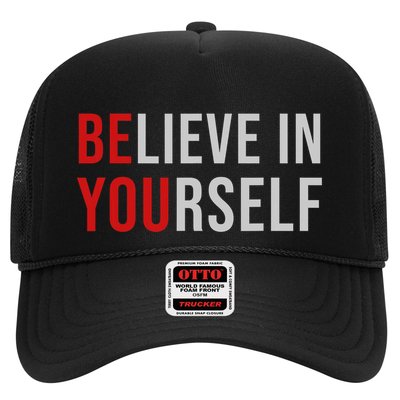 Be You Believe In Yourself Positive Quote Affirmation Trucker Hat