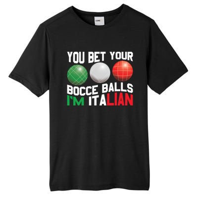 Bet Your Bocce Ball Gift Tall Fusion ChromaSoft Performance T-Shirt