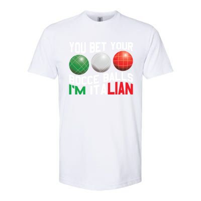 Bet Your Bocce Ball Gift Softstyle® CVC T-Shirt