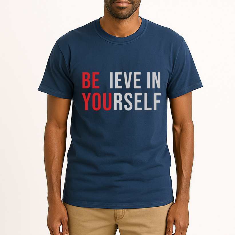 Be You Believe In Yourself Positive Quote Affirmation Tall T-Shirt
