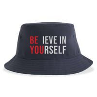 Be You Believe In Yourself Positive Quote Affirmation Sustainable Bucket Hat