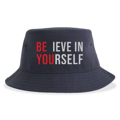 Be You Believe In Yourself Positive Quote Affirmation Sustainable Bucket Hat