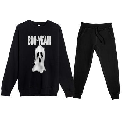 Boo Yeah Bling Gift Premium Crewneck Sweatsuit Set