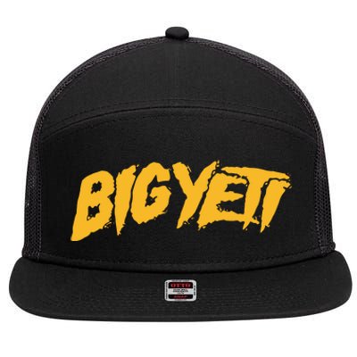 Big Yeti 7 Panel Mesh Trucker Snapback Hat