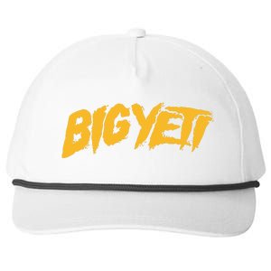 Big Yeti Snapback Five-Panel Rope Hat