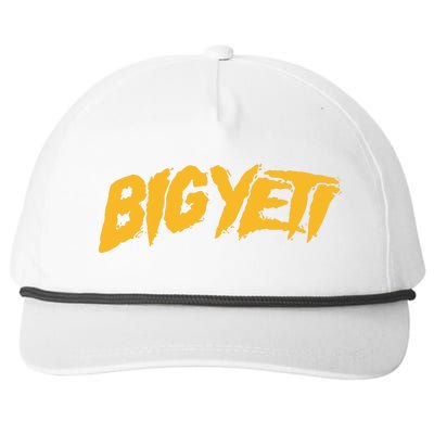 Big Yeti Snapback Five-Panel Rope Hat