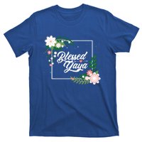 Blessed Yaya Blessed Grammy Blessed Grandma Grandmother Great Gift T-Shirt