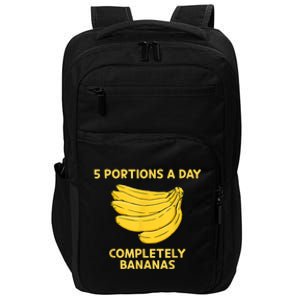 Banana Yellow Bunch Bananas Fruit Lover Impact Tech Backpack