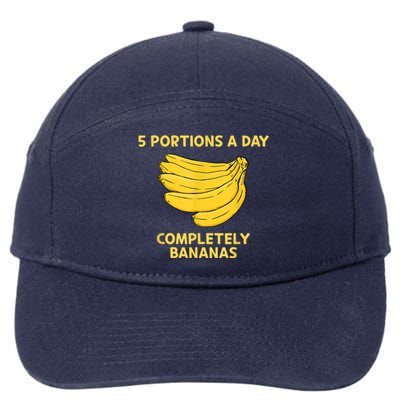 Banana Yellow Bunch Bananas Fruit Lover 7-Panel Snapback Hat