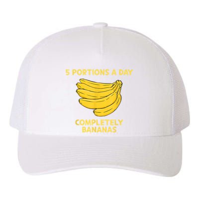 Banana Yellow Bunch Bananas Fruit Lover Yupoong Adult 5-Panel Trucker Hat