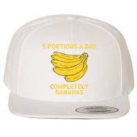 Banana Yellow Bunch Bananas Fruit Lover Wool Snapback Cap