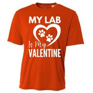 Black Yellow Chocolate Lab Is My Valentine's Day Labrador Cool Gift Cooling Performance Crew T-Shirt