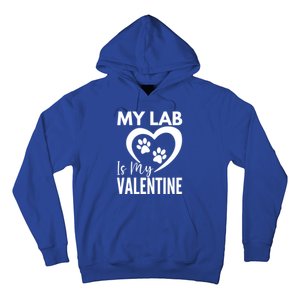 Black Yellow Chocolate Lab Is My Valentine's Day Labrador Cool Gift Hoodie