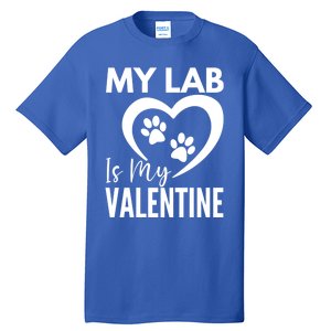 Black Yellow Chocolate Lab Is My Valentine's Day Labrador Cool Gift Tall T-Shirt