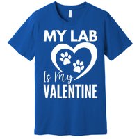 Black Yellow Chocolate Lab Is My Valentine's Day Labrador Cool Gift Premium T-Shirt