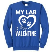 Black Yellow Chocolate Lab Is My Valentine's Day Labrador Cool Gift Tall Sweatshirt