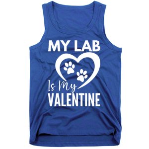 Black Yellow Chocolate Lab Is My Valentine's Day Labrador Cool Gift Tank Top