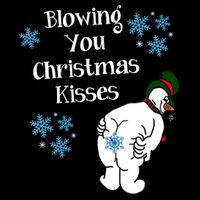 Blowing You Christmas Kisses Funny Snowman 16 in Basic Backpack