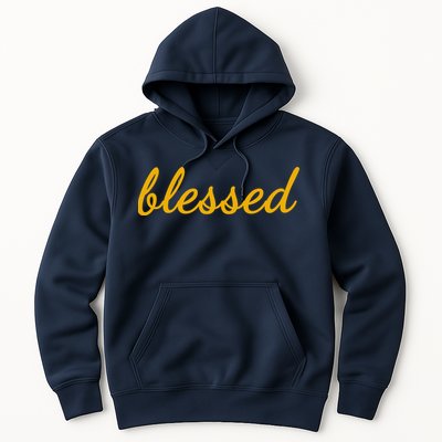 Blessed Yellow Christian Hoodie