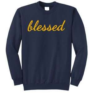 Blessed Yellow Christian Sweatshirt