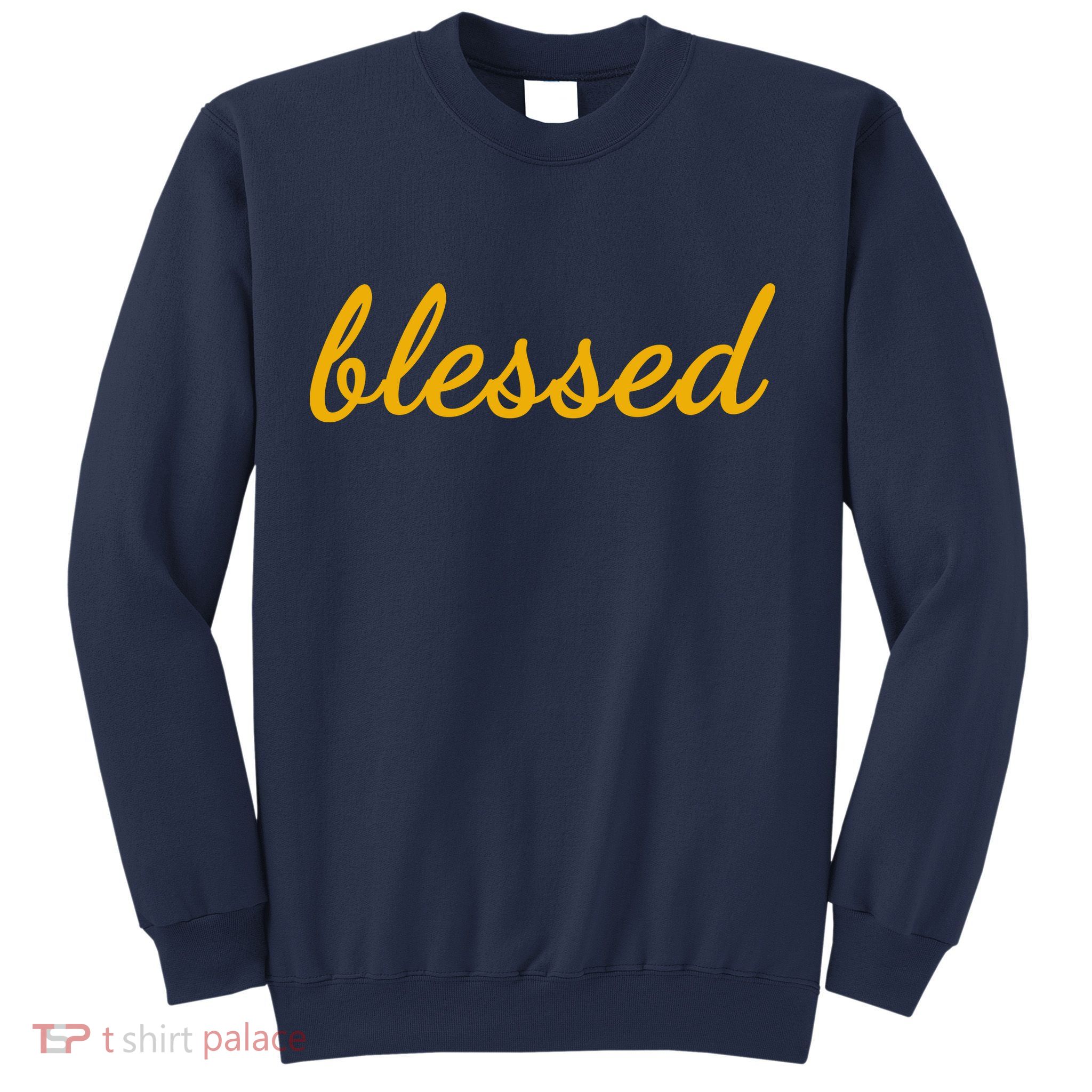 Blessed Yellow Christian Sweatshirt