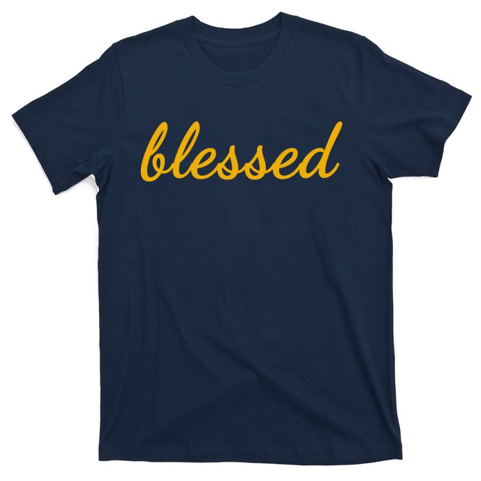 Blessed Yellow Christian T-Shirt