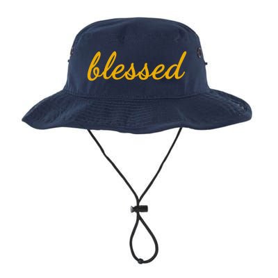 Blessed Yellow Christian Legacy Cool Fit Booney Bucket Hat