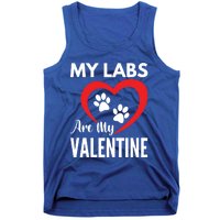 Black Yellow Chocolate Lab Are My Valentine's Day Labrador Gift Tank Top