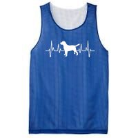 Black Yellow Chocolate Lab Heartbeat Valentine's Labrador Gift Mesh Reversible Basketball Jersey Tank